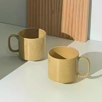 ราคา KDFSDI แนะนำ Goodsceramic เแก้วเซรามิกทรงตรง สีทราย เรียบหรู สไตล์มินิมอล ขนาด 375ml | Ceramic Mug Minimal Design (ราคา 75.-) (1731909112298505696)