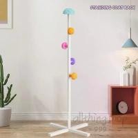 ราคา ที่แขวนกระเป๋า ราวตากผ้า เสาเหล็กแขวนเอนกประสงค์ คุณภาพสูง ราวแขวน แขวนเสื้อได้ ประหยัดพื้นที่ B0220 (1731691338439952836)