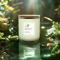 ราคา KRIT Candle เทียนหอม กลิ่น After the rain (กลิ่นสดชื่นหลังฝนตก) ไขถั่วเหลือง 100% ปลอดควันดำ กลิ่นหอมกระจายดี ใช้จุดไฟหรือโคมไฟละลายเทียนได้ Candle Aroma (1729581511464814774)