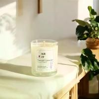 ราคา KRIT Candle เทียนหอม กลิ่น Tranquil Lavender (กลิ่นลาเวนเดอร์ คาโมมายด์) ไขถั่วเหลือง 100% ปลอดควันดำ กลิ่นหอมกระจายดี ใช้จุดไฟหรือโคมไฟละลายเทียนได้ Candle Aroma (1729597240682318006)