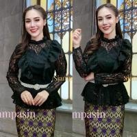 ราคา Siampasinเสื้อลูกไม้ประยุกต์ ร.5 ผ้านิ่มยืดหยุ่น อก 32-36, 34-38, 38-40 นิ้ว สีดำ แขนยาว เสื้อดำ งานขาวดำ จุ๋ย Blouse แนะนำ (1731722612328728192)