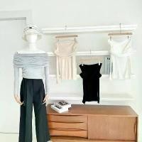 ราคา Manisonrow-Long Mayo blouse เสื้อปาดไหล่แขนยาว (1731586204401632477)