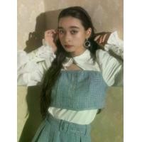 ราคา เสื้อ "Tweed Layered Blouse" SUGARLESS BUBBLES (1732247687700056867)