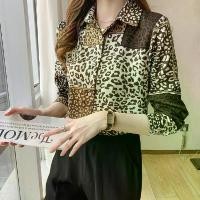 ราคา Bela Blouse, สไตล์ใหม่, ย้อมในฤดูใบไม้ผลิ, การออกแบบย้อนยุค, แขนยาว, พิมพ์ปลาหมึก, เสื้อกันแดด, สำหรับผู้หญิง เสื้อเชิ้ต สไตล์เกาหลี ผ้าใส่สบาย เสื้อ เสื้อฮาวาย ผ้าชีฟอง ลายทาง ส (1731971089542382734)