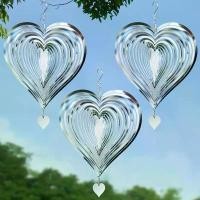 ราคา Harmony of Love: 3D Heart-Shaped Wind Chime for Home Decor – Bring Peace & Romance to Your Space (1731472287455740986)