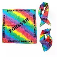 ราคา Thailand ผ้าสีรุ้ง ผ้าเช็ดหน้า ผ้าพันคอ ผ้าโพกหัว (Rainbow Bandana Scarf Hairband) (1732286526047618135)