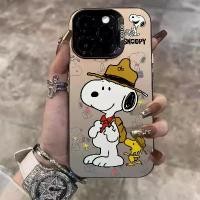 ราคา เคสไอโฟน16 15 14 13 12 11 Pro Max Case Cute red scarf Snoopy shockproof Compatible เคส iPhone 16,15,14,13,12,11PM X/XS, XR,7+,8Plus (1732328638084319776)