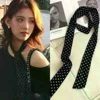 ราคา ผ้าพันคอไหม, การออกแบบเฉพาะลายจุด, ผูกคอ, ที่คาดผม, ผ้าพันคอระดับไฮเอนด์ของผู้หญิง, ฤดูใบไม้ผลิและฤดูร้อน, บาง, ป้องกันคอ, ผ้าพันคอยาว หมวก nyของแท้ กัน น็อค ไก่ skull cap สาย ยา (1732304424347666350)