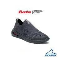 ราคา Bata บาจา ยี่ห้อ Power รองเท้ากีฬา รองเท้าผ้าใบแบบสวม รองเท้าออกกำลังกายเพื่อเดิน รองเท้าใส่เดิน Sneakers for Walking สำหรับผู้ชาย รุ่น DD 300 Slip On 2 สีเทา 8186013 (1729627355865778842)