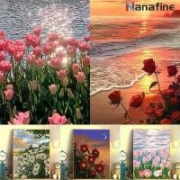 ราคา ZWCTBU Nanafine【พร้อมส่ง】DIY ภาพวาดสีน้ำมันดิจิตอลพร้อมกรอบ DIY ภาพวาดสีน้ำมันดิจิตอล 40 * 50 ซม. เวนิสยามค่ำคืนชุดภาพวาดญี่ปุ่นเติมสีห้องนั่งเล่นตกแต่งร้านจิตรกรรม ขายดี diamon (1731917507709142044)