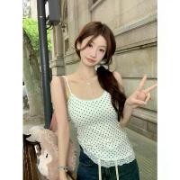 ราคา เสื้อชั้นในผ้าฝ้าย สไตล์ซัมเมอร์เกาหลี BM น่ารักและเซ็กซี่ ดีไซน์ลูกไม้และลายจุด เสื้อยืดเยาวชน เสื้อกั๊ก เสื้อ ซับ ใน เสื้อ กราม เสื้อ โชว์ หลัง เสื้อ กล้าม มี บรา ใน (1731221195743593714)