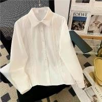 ราคา เสื้อเชิ้ตสีขาว JK แขนยาว เสื้อเครื่องแบบอะคาเดมี่ดั้งเดิม เสื้อหีบเพลงพื้นฐาน ดีไซน์เปิดด้านหน้า ประณีต เสื้อเชิ้ตตัวสั้น เสื้อ เชิ้ต ยูนิโคล่ เสื้อ เชิ้ต ยูนิโคล่ (1731727445788297045)