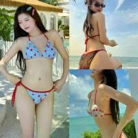 ราคา Basic swimsuitบิกินี่ ลายเชอร์รี่ ชุดไปทะเล เซ็กซี่ ชุดว่ายน้ำ รุ่นใหม่ (1731709559561225453)