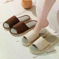 ราคา รองเท้าใส่ในบ้าน มาใหม่ พื้นยาง กันลื่น น้ำหนักเบา Slippers ในออฟฟิศ รองเท้าลำลอง (1731356055522214962)
