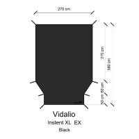 ราคา กราวชีท ผ้าปูรองเต็นท์ VIDALIDO INSTANT XL กราวชีท ตรงรุ่น เสริมยื่นหน้า ผ้าใบหนา （Hot sale） (1732184112746628201)