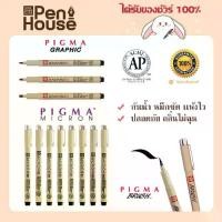 ราคา ปากกาตัดเส้นหัวเข็ม pigma สีดำหมึกเข้ม กันน้ำ Sakura pigma drawing pen /waterproof (1729494831751858628)