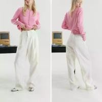 ราคา PLOWBRANDS - PL0002 กางเกงขายาวลินิน กางเกงทรงบอย Masculine pant (รวมสี) (1731889412679370688)