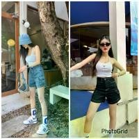 ราคา Tกางเกงขาสั้นคาร์โก้ ทรงสวย High rise cargo short pant (1730290757292886144)