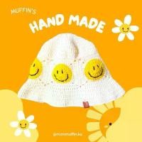 ราคา [ส่งฟรี EMS] หมวกไหมพรมยิ้ม หมวกถักโครเชต์ crochet แฮนเมด handmade craft (1732415281049404424)
