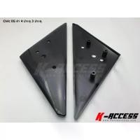 ราคา COD แป้นกระจก Craft งานฉีด Civic EG 4 Door ดำ แป้นสำเร็จตรงรุ่นไม่ต้องดัดแปลง (1731448184968087435)