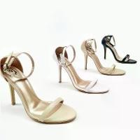 ราคา รองเท้าส้นสูง Heels สีขาว/ทูาส/ทอง/ดำ ขนาด 35-40 ส้นสูง 4 นิ้ว ทำจากหนังวีแกน ขายดีประจำเดือนนี้ (1732193811152733962)