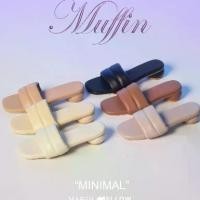 ราคา MUFFIN - MARSHMALLOW high heels, MINIMAL color, new macaron heel shoes, 1.5 inches high. (1731282603480089749)