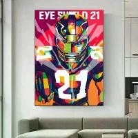ราคา ผ้าใบ Eyeshield, NEXTE, 21 Poster, ตกแต่งแอนิเมชั่นบ้านแห่งศิลปะ, เหมาะสำหรับผนัง, บาร์, คาเฟ่, ตกแต่งห้องนั่งเล่น, ภาพวาดห้องนอน, ผ้าใบ (1730294057436613446)