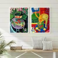 ราคา ภาพวาดบนผืนผ้าใบสี, ดีไซน์แมวปลามัตเต้สีทอง, ศิลปะปลาสีสันสดใส, เหมาะสำหรับตกแต่งบ้านห้องนั่งเล่น, ศิลปะผนังสมัยใหม่, ภาพวาดกรอบสีน้ำมัน, พิมพ์ภาพ poster ace bounty (1731757862900499686)