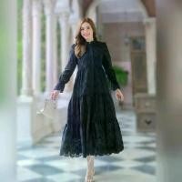 ราคา #9076Black เดรสดำแขนยาว ผ้าคอตต้อลปักฉลุ ทรงใหญ่ ใส่สบายๆ งานพร้อมส่ง งานป้าย Orange Juice Dress Clothing Dress Clothing (1730483037224798451)