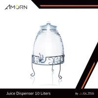ราคา JJGLASS - (AMORN ) Juice Dispenser 10 Liters - โหลแก้ว แฮนด์เมด เนื้อใส ฝาแก้ว มีก๊อกพร้อมขาตั้ง (1729601107495848884)