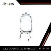 ราคา JJGLASS - (AMORN) JUICE DISPENSER 16L. WITH STAND - โหลแก้วจ่ายน้ำ โหลเจาะก๊อก โหลมีก๊อก (1731171003978714036)