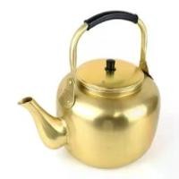 ราคา ☟กาทองเหลืองเกาหลี กามักกอลลี กาน้ำชา aluminum kettle size 1L, 2L 황 주전자 made in korea✬ (1732322076361787313)
