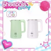 ราคา กาต้มน้ำร้อน KETTLE รุ่นใหม่ 2ลิตร ดีไซน์สวย 2สี ขาว เขียว กาต้มน้ำ กาน้ำตัดไฟอัตโนมัติ กาต้ม การต้มน้ำ (1732102019867641178)