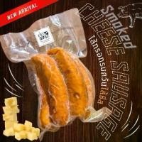 ราคา ไส้กรอกชีสรมควัน ครึ่งโล Smoked cheese sausage (1732247469383386434)