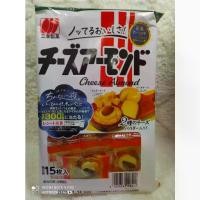 ราคา 15 | [ขนมข้าวกรอบชีสอัลมอนด์] Cheese Almond +Sanko Seika+15 ชิ้น ข้าวเกรียบหน้าอัลมอนด์ ชีสดับเบิลรส (1732309433509643647)