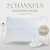 ราคา Darling Mattress ที่นอนดาร์ลิ่ง หมอนหนุนใยบอลเคลือบซิลิโคน 2ช่อง (มีซิปปรับระดับได้) จัดส่งที่รวดเร็ว (1732044573994354272)