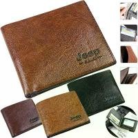 ราคา JEEP Buluo กระเป๋าเงินผู้ชาย คลิปเงินผู้ชาย กระเป๋าสตางค์หนังพรีเมี่ยม กระเป๋าสตางค์สั้น กระเป๋าสตางค์ผู้ชาย ผู้ถือบัตรหลายใบ กระเป๋าใส่เหรียญ Men's Purse PU Leather Wallet Man L (1729595635185059980)