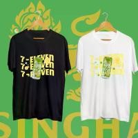 ราคา 7-eleven & Singha Beer Lemon Soda เบียร์สิงห์ เสื้อยืดเบียร์ เสื้อยืดสำหรับคนรักเบียร์ ผ้าฝ้ายพิมพ์ลายสำหรับผู้ชายและผู (1731104975871904262)