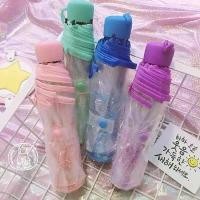 ราคา ร่มพับ สไตล์เกาหลี ดีไซน์เทพธิดาน่ารัก สไตล์โมริหวานและเป็นธรรมชาติ ซ่อมแซมสามพับ ลายดอกซากุระญี่ปุ่น โปร่งใส U soda umbrella (1731893448892909566)