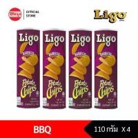ราคา [ส่งฟรี] [4 กระป๋อง] LIGO BARBECUE POTATO CHIPS 110G มันฝรั่ง ลิโก้ โปเตโต้ รสบาร์บีคิว มันฝรั่งทอดกรอบ (1732059423936121536)
