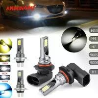 ราคา ชำระเงินปลายทา Anmingpu 100W Bro chips ไฟตัดหมอก LED Opel Q7 9005 9006 H1 H8 H9หลอดไฟอัตโนมัติไฟหน้า3สี (1732319126869084882)