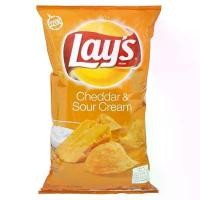 ราคา COD เลย์ มันฝรั่งทอดกรอบรสชีสเชดดาร์และซาวครีม Lay's USA Cheddar & Sour Cream Potato Chips 184.2g. (1731649583607809417)