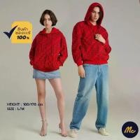 ราคา Mc JEANS เสื้อกันหนาว ฮู้ดดี้ Unisex แขนยาว สีแดง MJHZ235 (1731497759405083095)