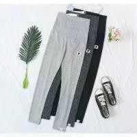 ราคา Maternity pants, long legs, 5/4 length, with adjustable straps at the waist. Maternity support pants, maternity leggings, maternity pants. (1731505879969728317)