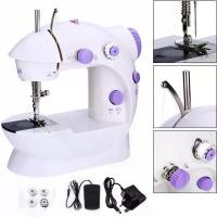 ราคา จักรเย็บผ้า ไฟฟ้า มินิ ขนาดพกพา Mini Sewing Machine จักรเย็บผ้าขนาดเล็ก พกพาสะดวก (สีม่วง) แนะนำ (1732139302842959378)