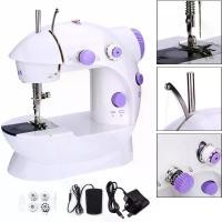 ราคา จักรเย็บผ้าแบบตั้งโต๊ะ Sewing Machine จักรเย็บผ้า จักรไฟฟ้า จักรเย็บผ้าขนาดเล็ก รุ่น SM-202A Mini ขนาดพกพา (1732182485687764736)