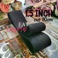 ราคา 1.5inch 90cm 1pcs ยางยืด ยางยืดเอนกประสงค์ ขนาด 1.5 นิ้ว x ความยาว 1y (แบ่งตัดความยาว 90 เซนติเมตร) 1.5 inch 1yards Rubber Elastic Braid Cord for Garments Clothing Sewing (1730496375767272315)