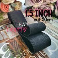 ราคา 1.5inch 90cm 1pcs ยางยืด ยางยืดเอนกประสงค์ ขนาด 1.5 นิ้ว x ความยาว 1y (แบ่งตัดความยาว 90 เซนติเมตร) 1.5 inch 1yards Rubber Elastic Braid Cord for Garments Clothing Sewing (1732114196503694018)