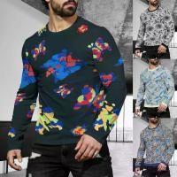 ราคา เสื้อยืดแขนยาวพิมพ์ลาย 3 มิติ, สำหรับผู้ชาย, สตรีทแวร์ลำลอง, เสื้อสวมหัวคอกลม, แฟชั่น, Activewear, เสื้อยืดกีฬา (1732402988707317568)