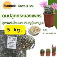 ราคา 5kg. Cactus Soil ดินกระบองเพชร ดินแคคตัส สูตรดินญี่ปุ่นคานูมะ ไม้อวบน้ำ ฮาโวเทีย (1730017662832380383)